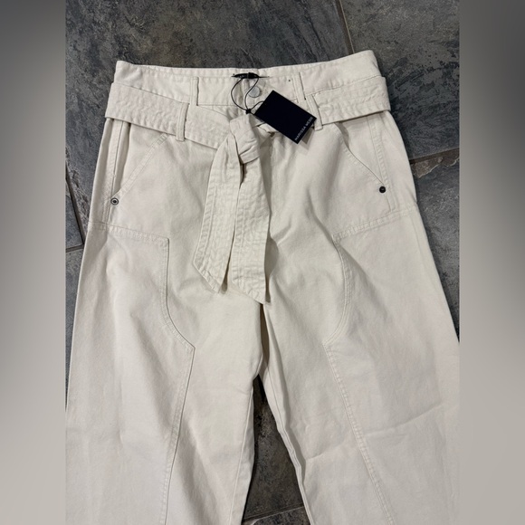 NWT Marissa Webb Bo Paper Bag Canvas Patched
Boyfriend Pant in Oat‎ Sz 8 $345 - Picture 7 of 10
